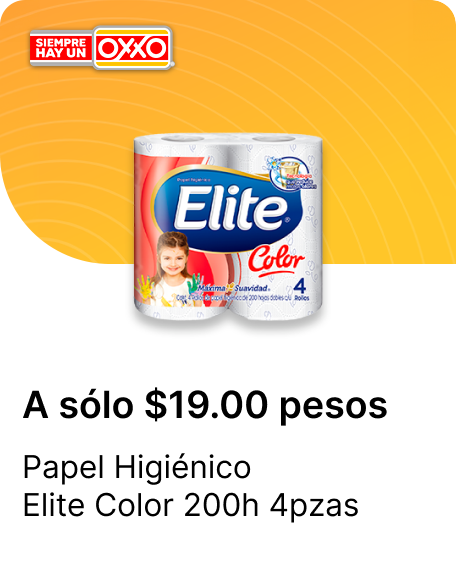 Papel Higienico Elite Color 200h 4pzas