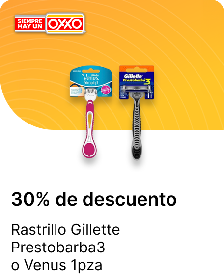 Rastrillo Gillette Prestobarba3 o Venus 1pza