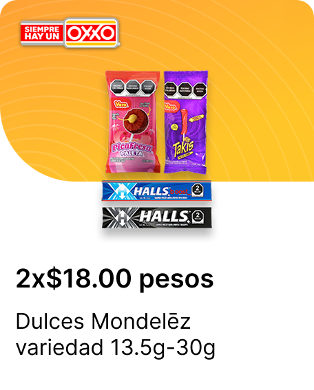 Dulces Mondelez variedad 13.5g30g