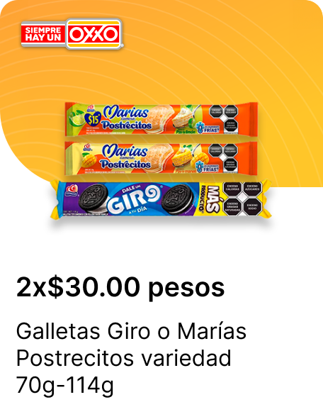 Galletas Giro o Marias Postrecitos variedad 70g114g