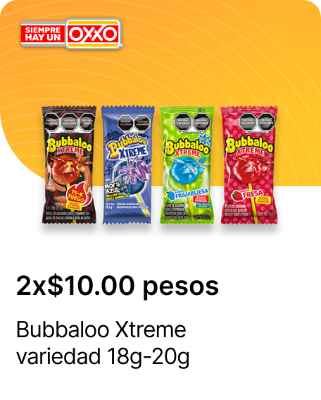 Bubbaloo Xtreme variedad 18g20g
