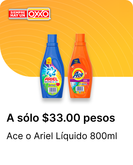 Ace o Ariel Liquido 800ml