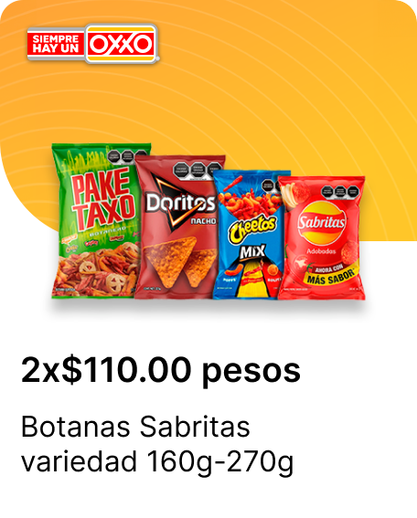 Botanas Sabritas variedad 160g270g