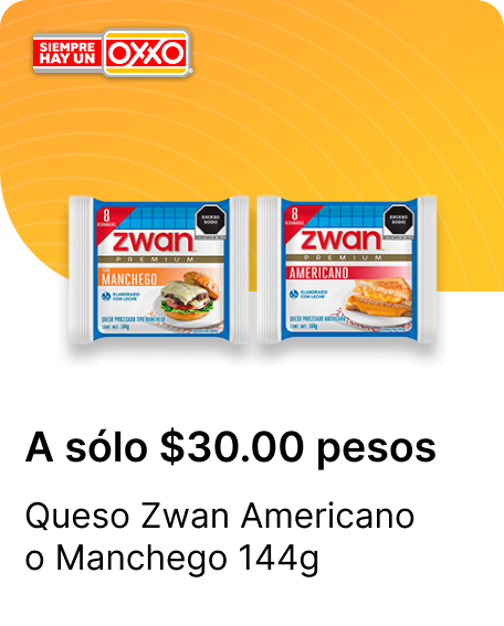 Queso Zwan Americano o Manchego 144g
