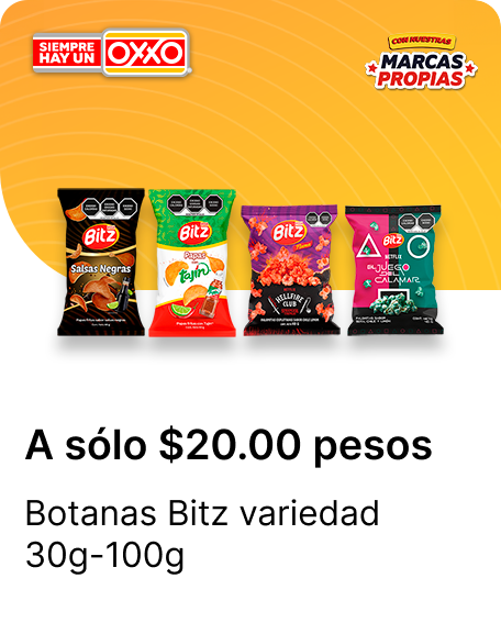 Botanas Bitz variedad 30g100g