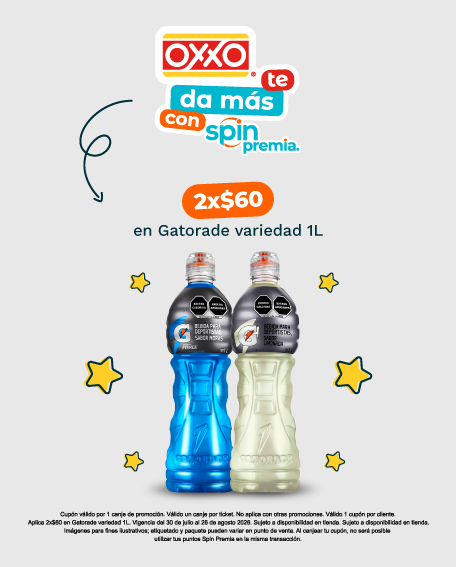 2x$60 en Gatorade
